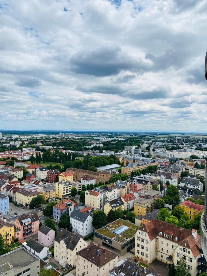 Hotelturm Augsburg Appartment 29 Stock Eksteriør bilde