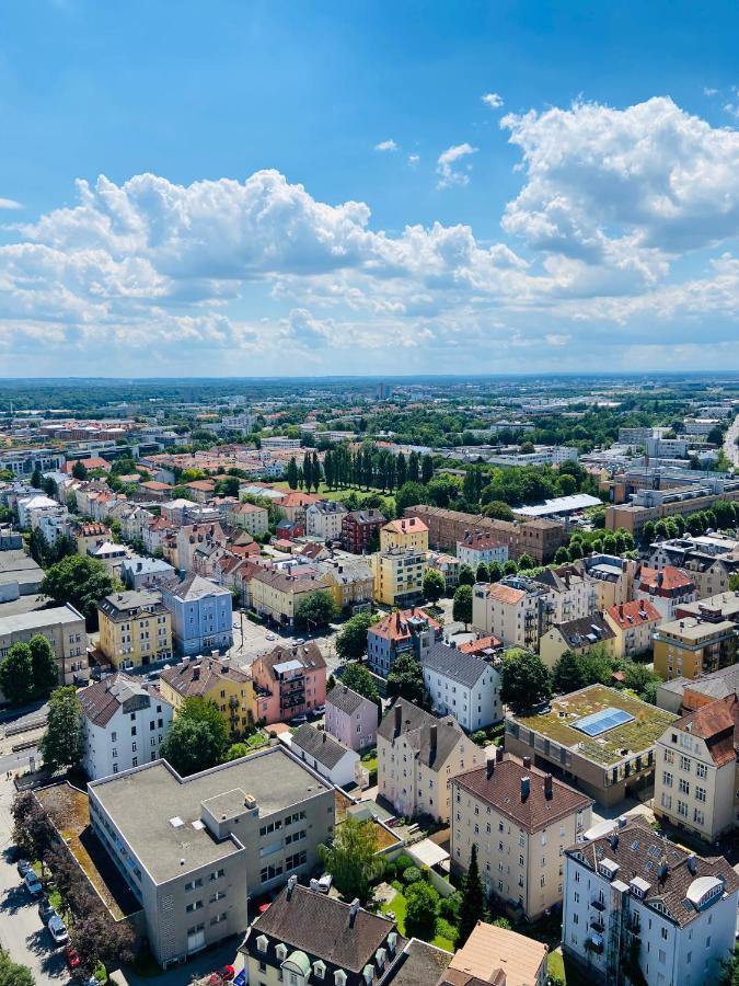 Hotelturm Augsburg Appartment 29 Stock Eksteriør bilde